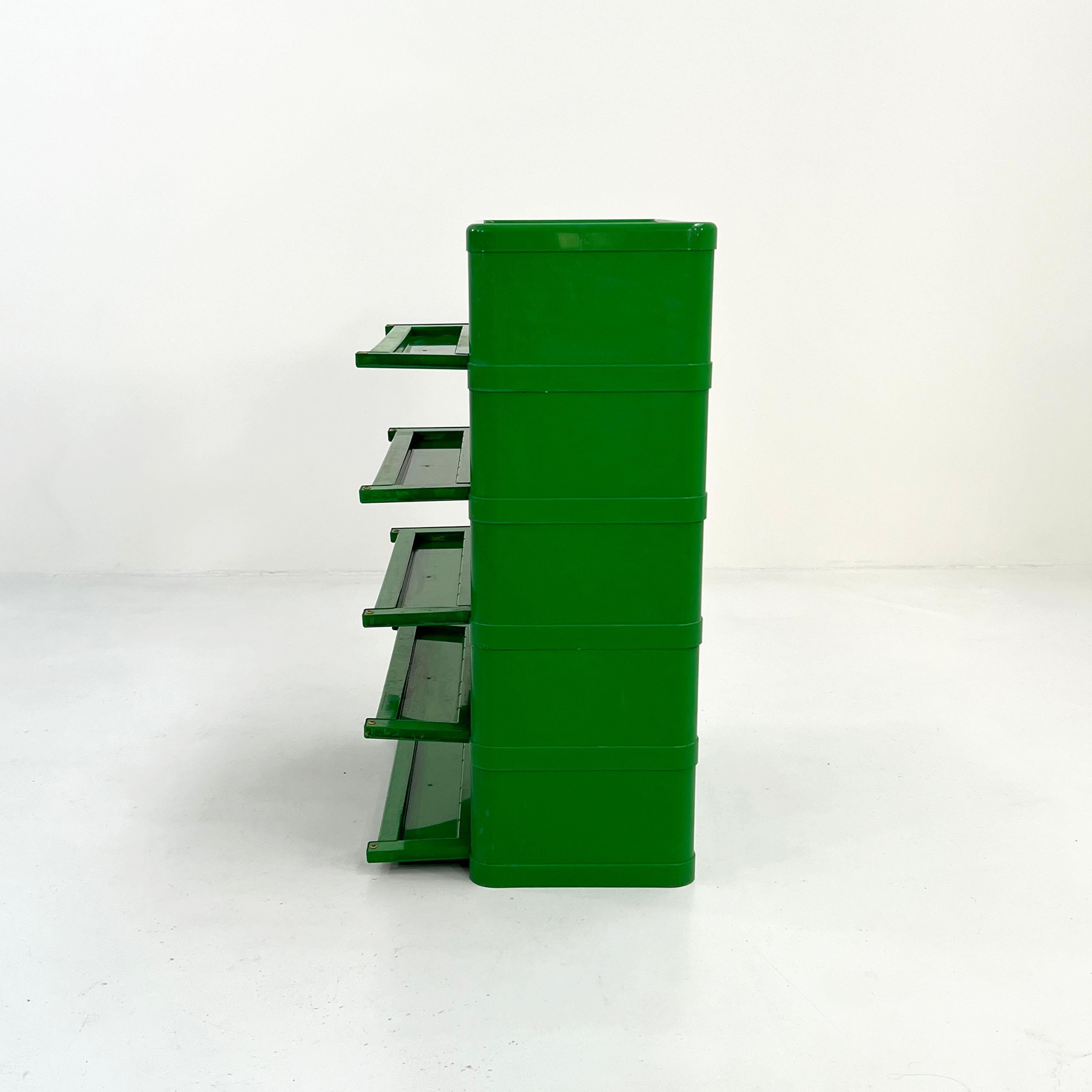 Green Chest of Drawers Model “4964” by Olaf Von Bohr for Kartell, 1970s 1