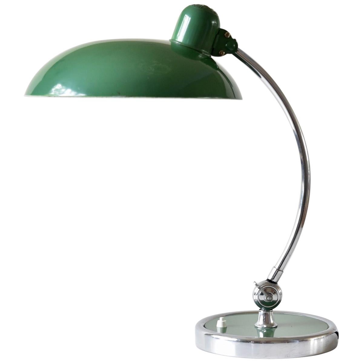 Green Christian Dell Table Lamp 6631 by Kaiser Idell Bauhaus, Germany