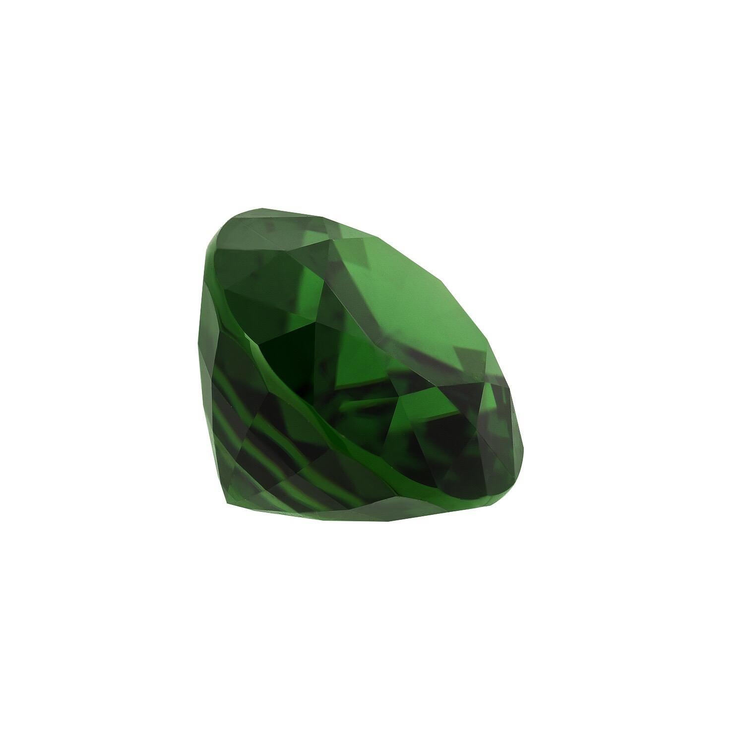 Natural, untreated, collection quality 7.70 carat, vivid green Chrome Tourmaline oval gem, offered loose to a fine gemstone collector.
The G.I.A. report is attached to the image selection for your reference.
Returns are accepted and paid by us