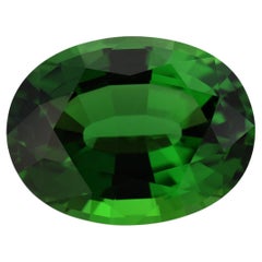 Grüner grüner Chrom-Turmalin 7,70 Karat GIA zertifizierter loser Edelstein für Ring