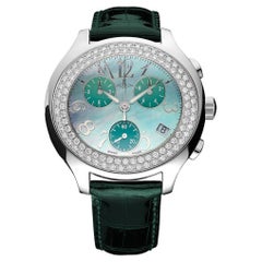 Green Chronograph Watch