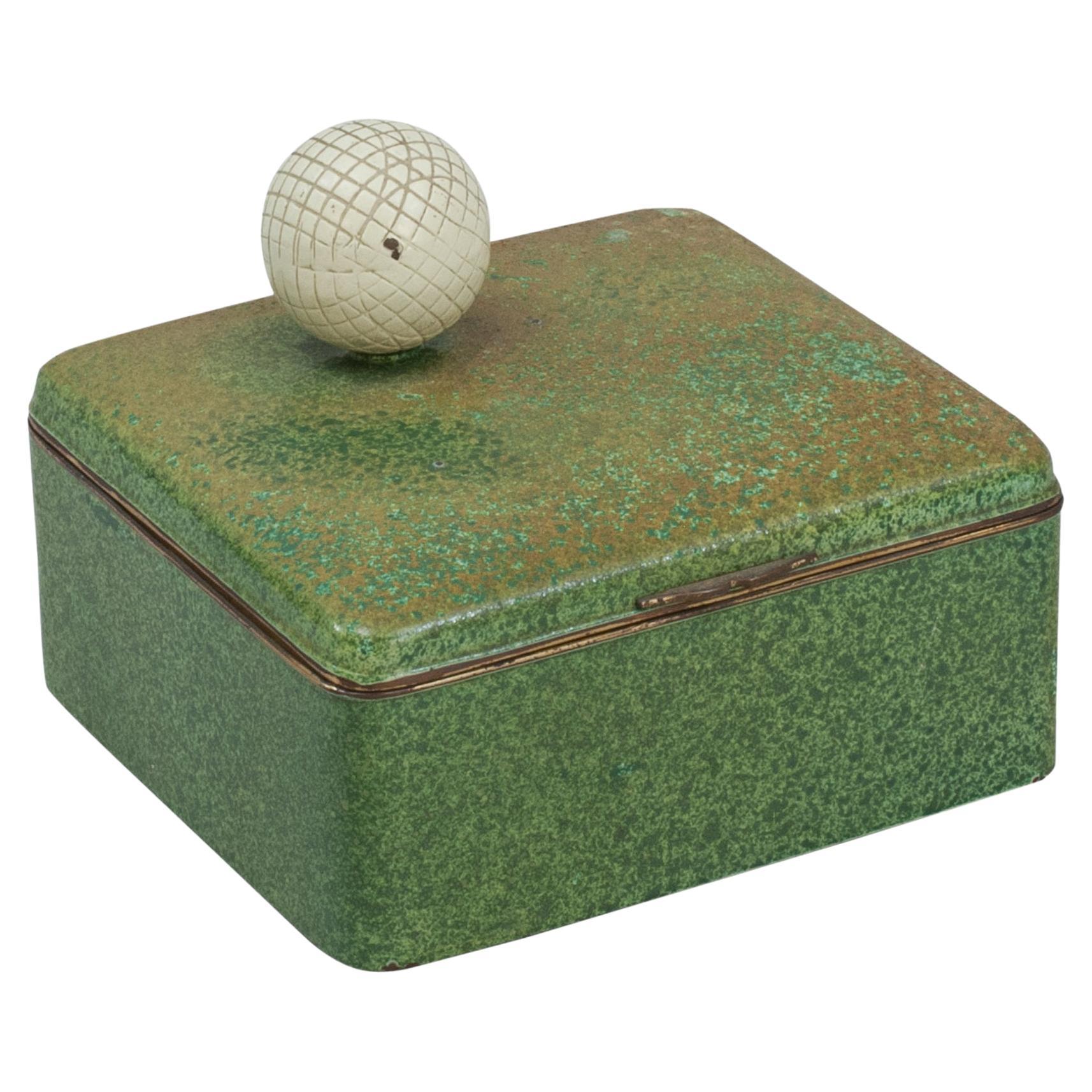 Caja Cigarett Verde Con Pelota De Golf en venta