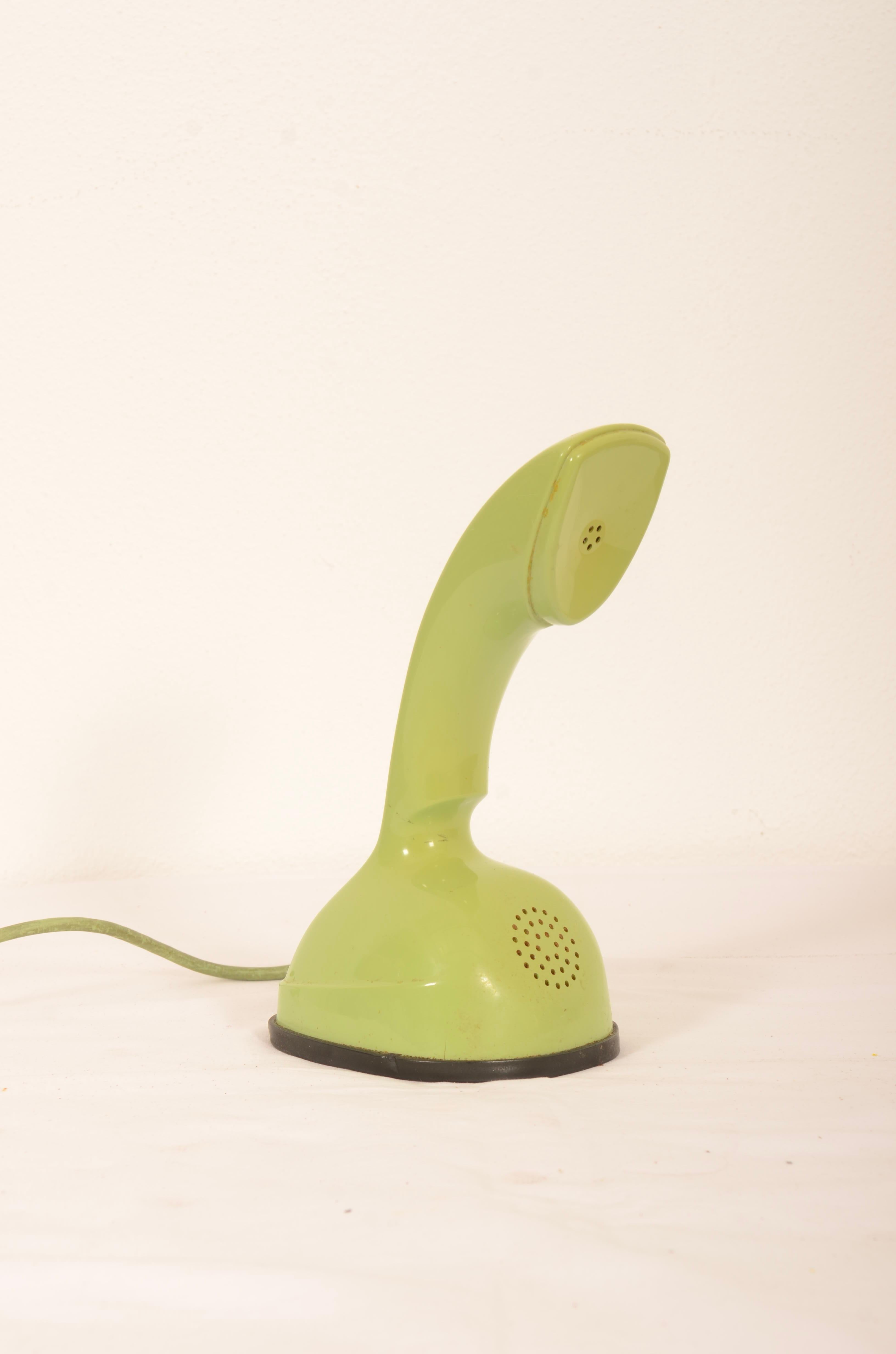 Grünes Cobra-Tischphone Ericofon von LM Ericsson (Moderne der Mitte des Jahrhunderts) im Angebot