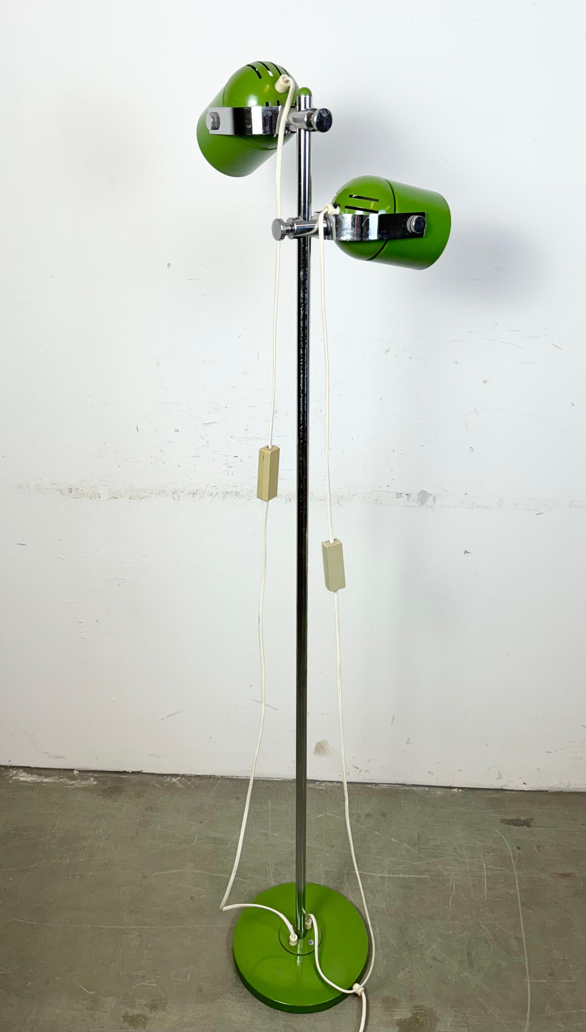 Green Combi Lux Floor Lamp by Stanislav Indra for Lidokov, 1970s 3
