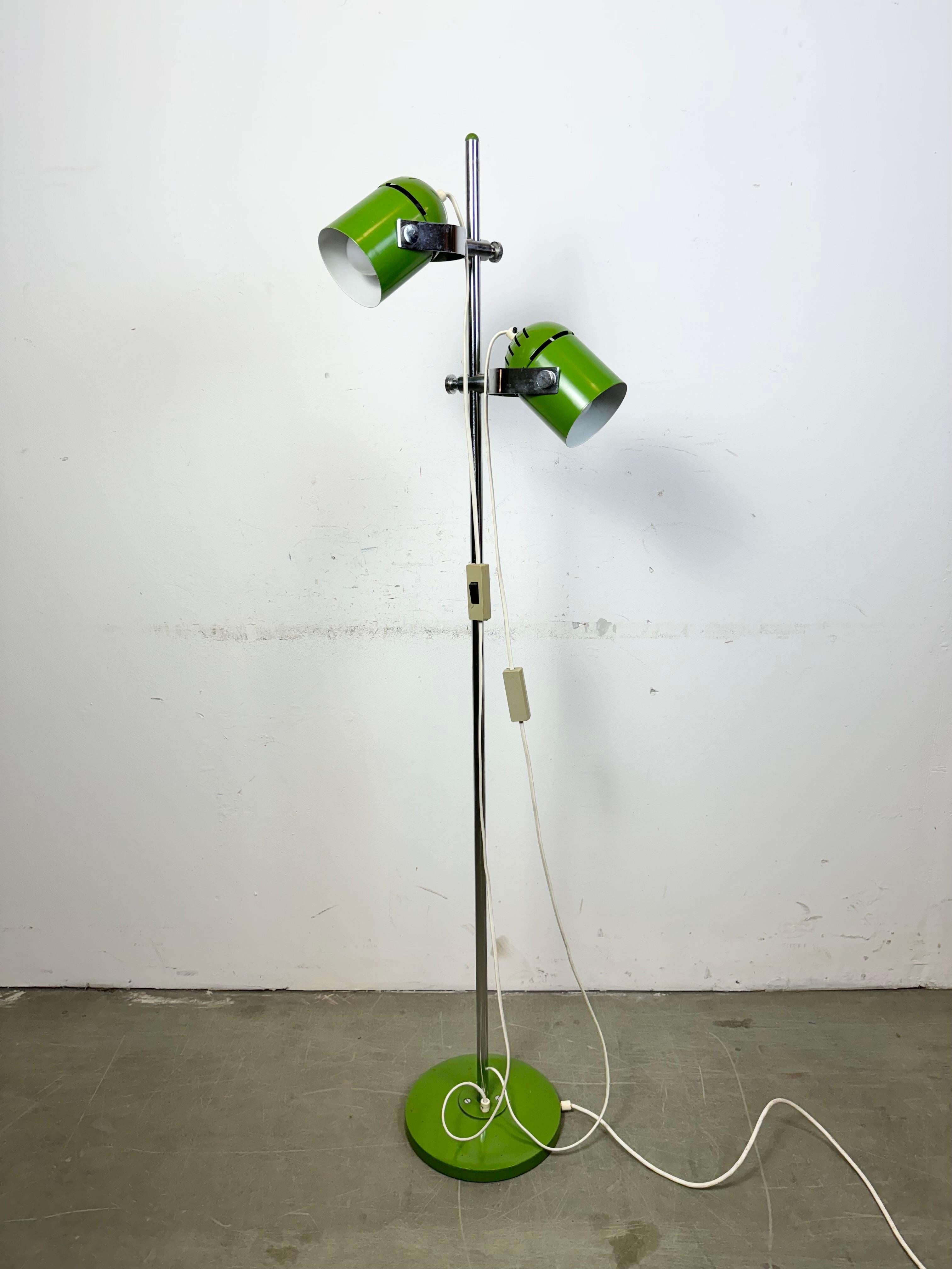 Green Combi Lux Floor Lamp by Stanislav Indra for Lidokov, 1970s 4