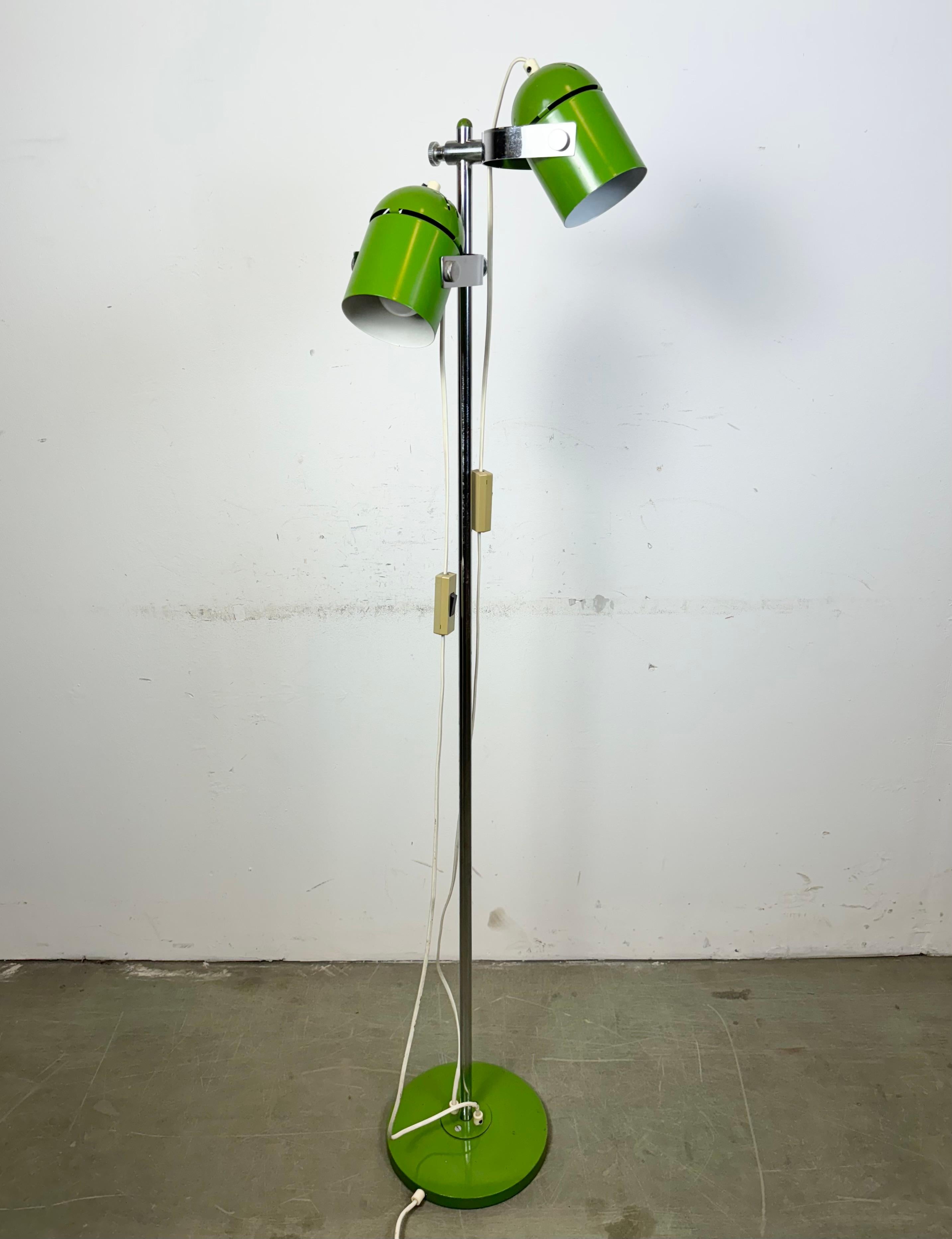 Green Combi Lux Floor Lamp by Stanislav Indra for Lidokov, 1970s 1
