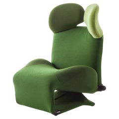 Green Combination Wink Armchair by Toshiyuki Kita for Cassina