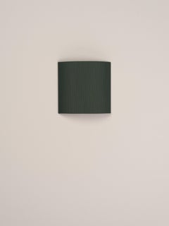 The Artful Green Cuadrado Sculptural Contemporary Art Wall Lamp by Santa & Cole