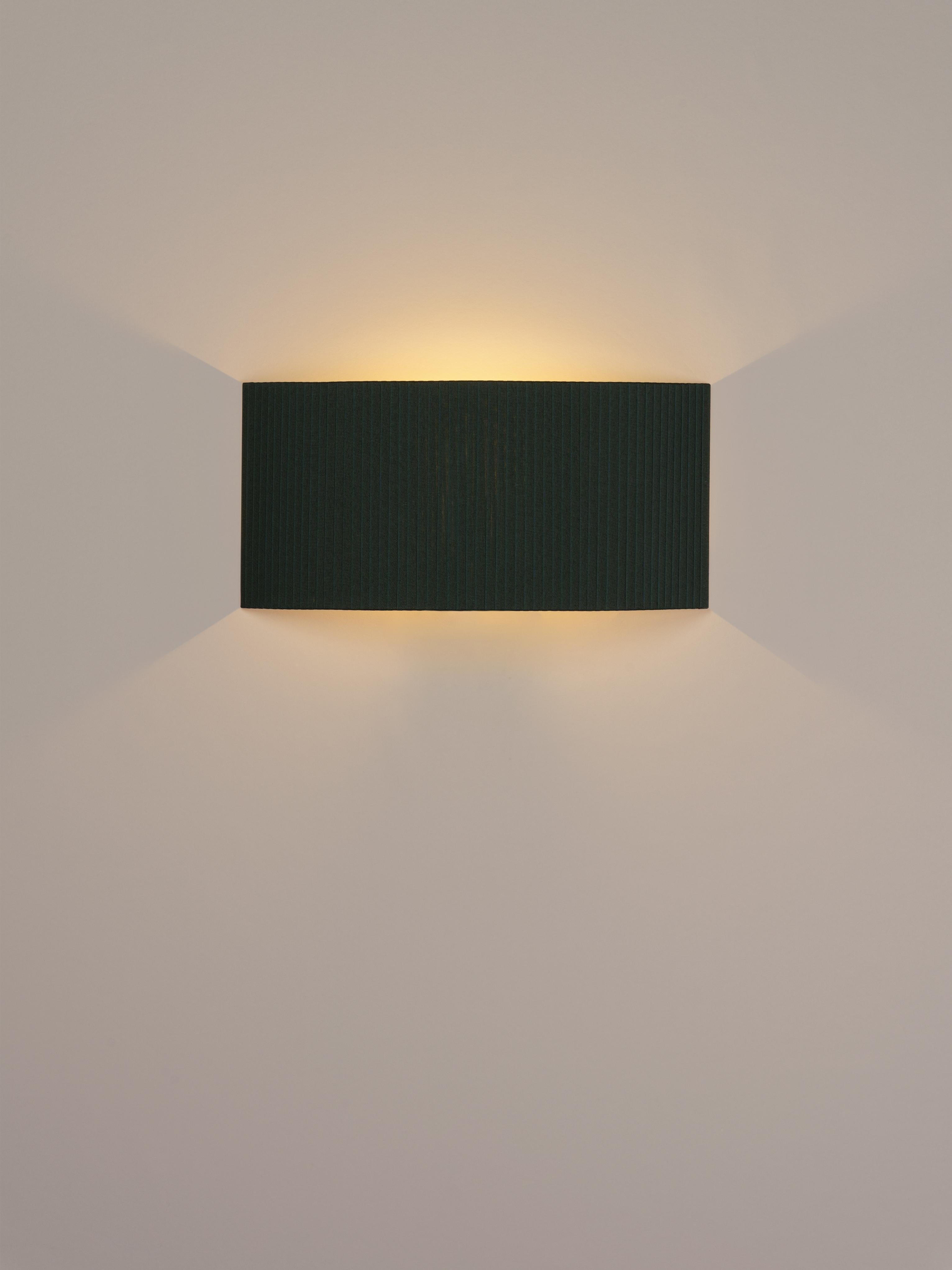 Modern Green Comodín Rectangular Wall Lamp by Santa & Cole For Sale