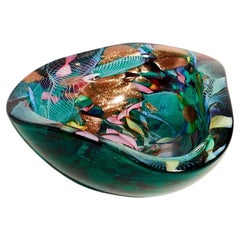 Vintage Green Confetti Catchall