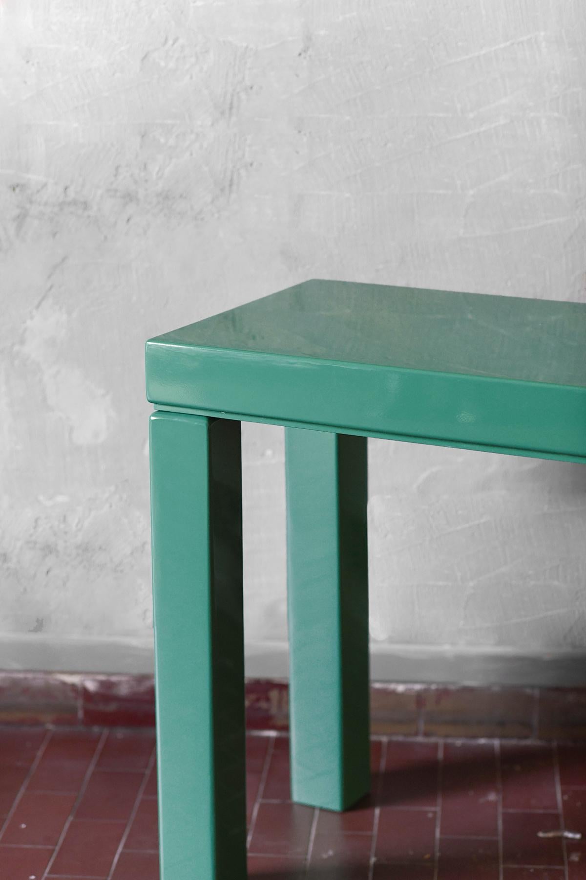 Late 20th Century Green Console – Lacquered Series