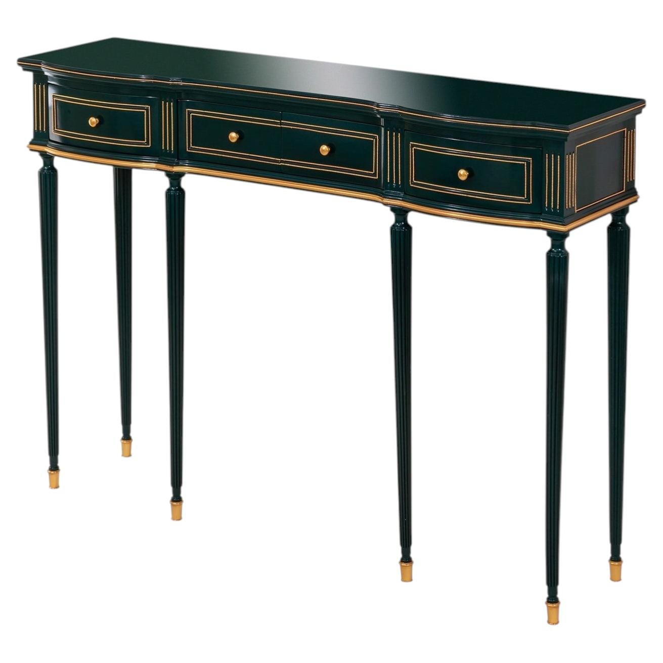 Green Console with 24K Accents