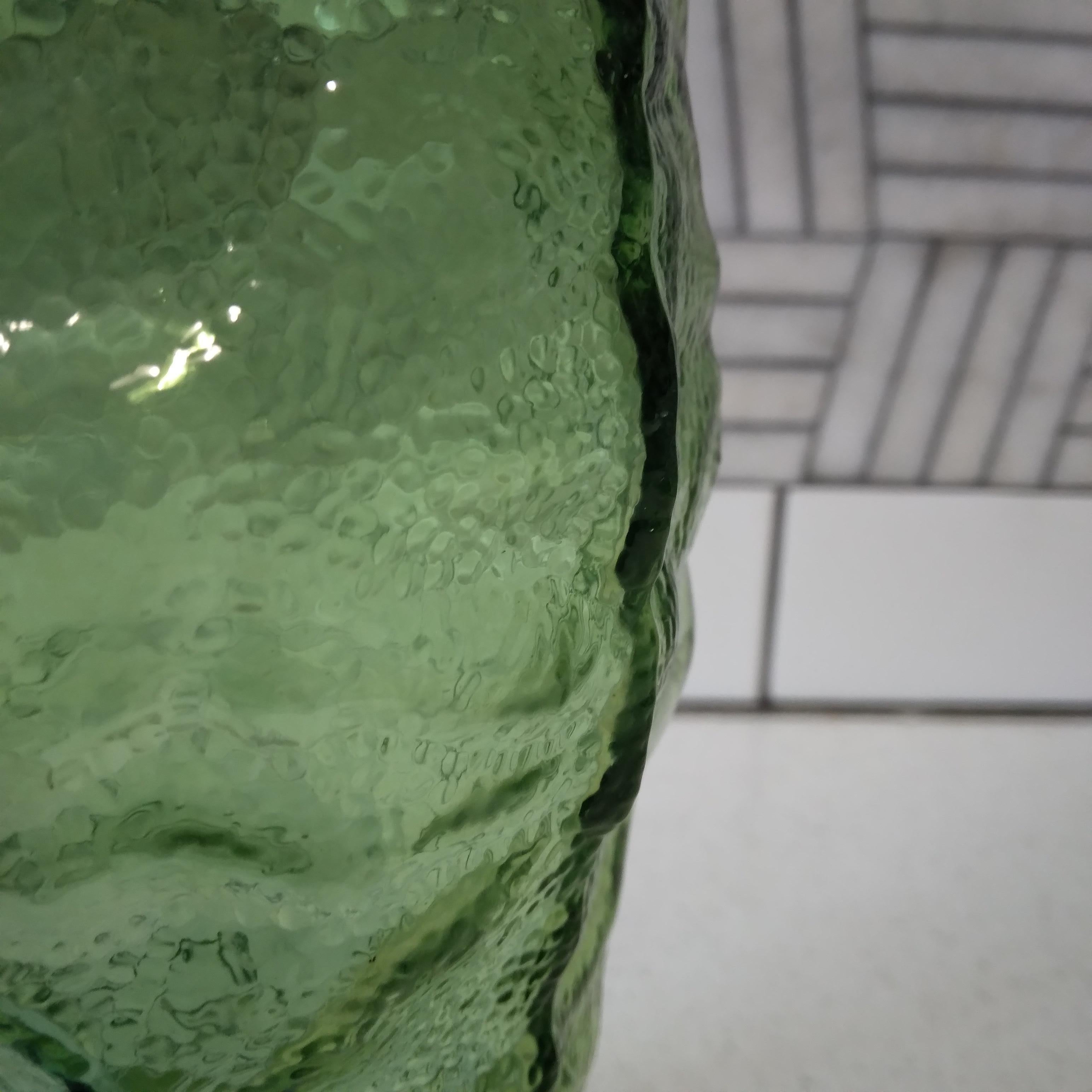 eo brody co green glass vase