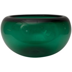 Green Crystal Bowl by Royal Copenhagen