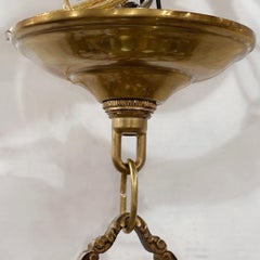 Green Crystals Light Fixture