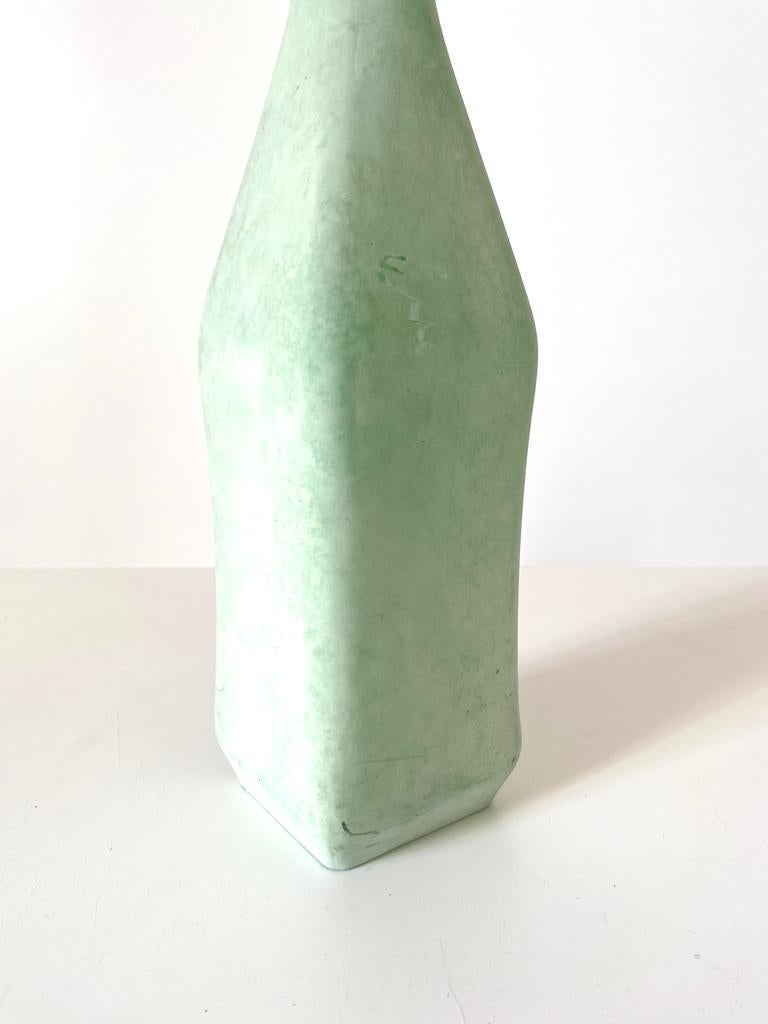 Green Decorative Bottle, Italy 1950's In Good Condition For Sale In Ceglie Messapica, IT