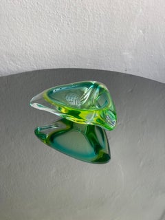 Green decorative Murano bowl
