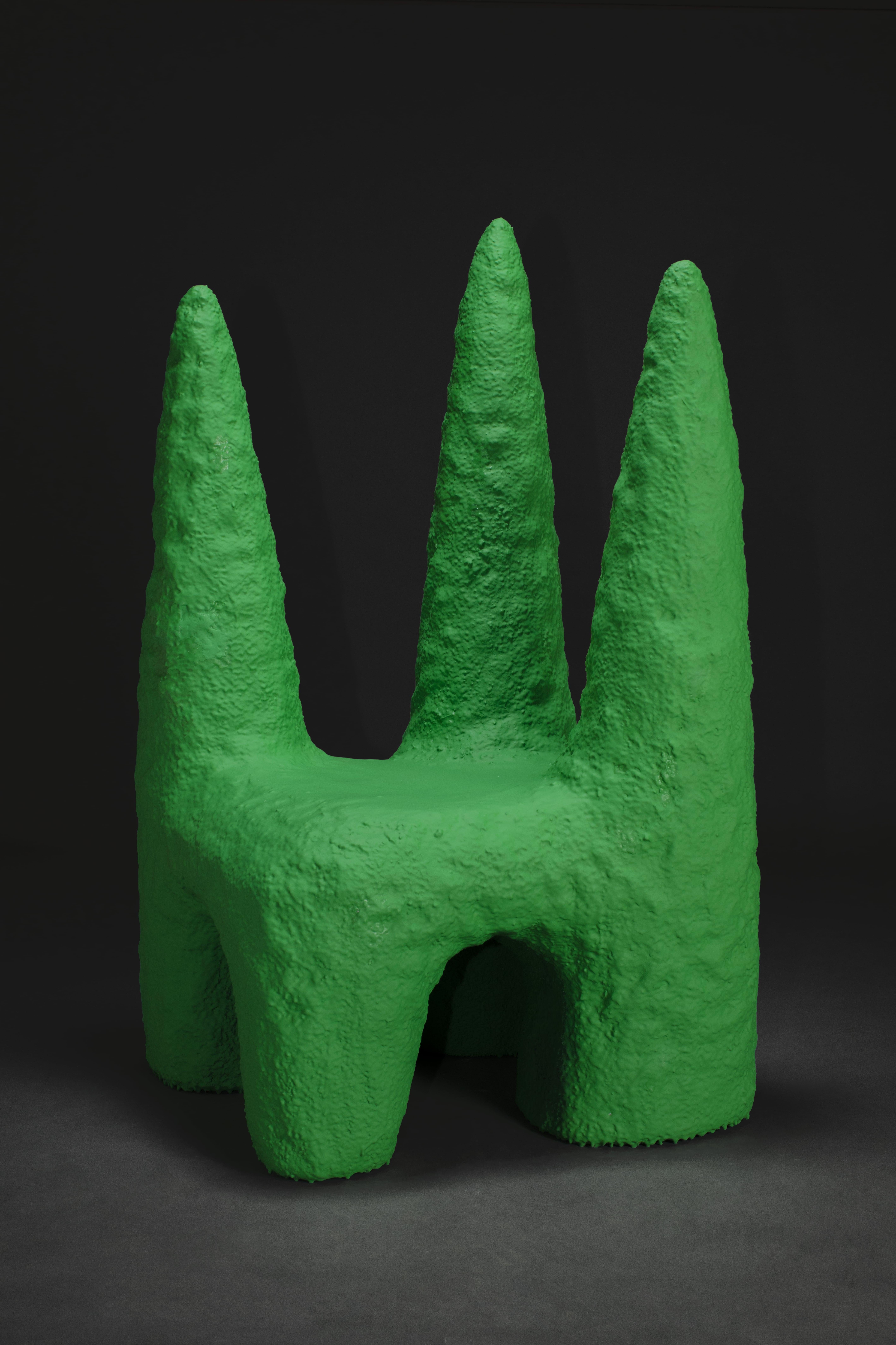 Green Del Cielo Y La Tierra Vase by Alberto Vitelio In New Condition For Sale In Geneve, CH