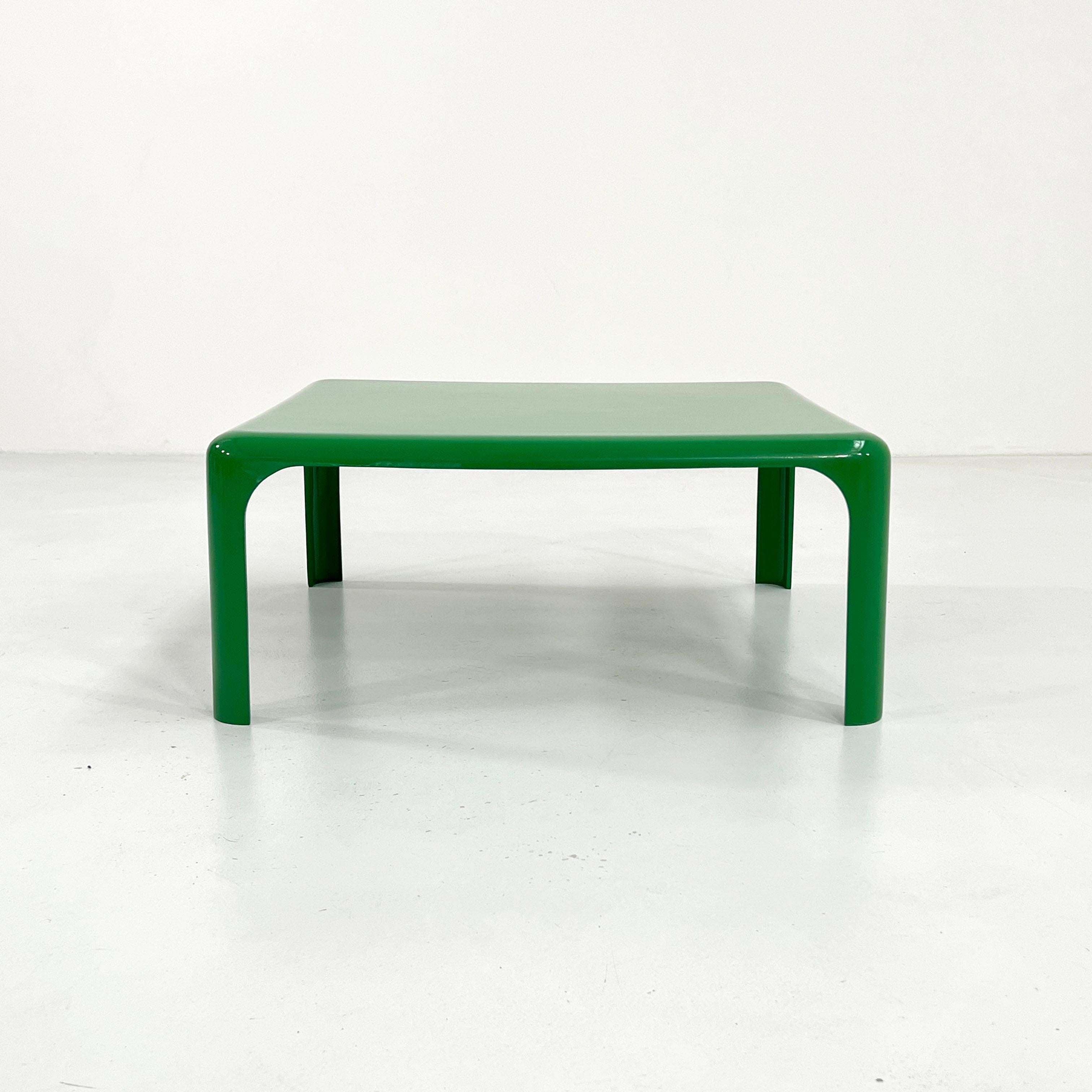 Mid-Century Modern Green Demetrio 70 Coffee Table by Vico Magistretti for Artemide, 1960s