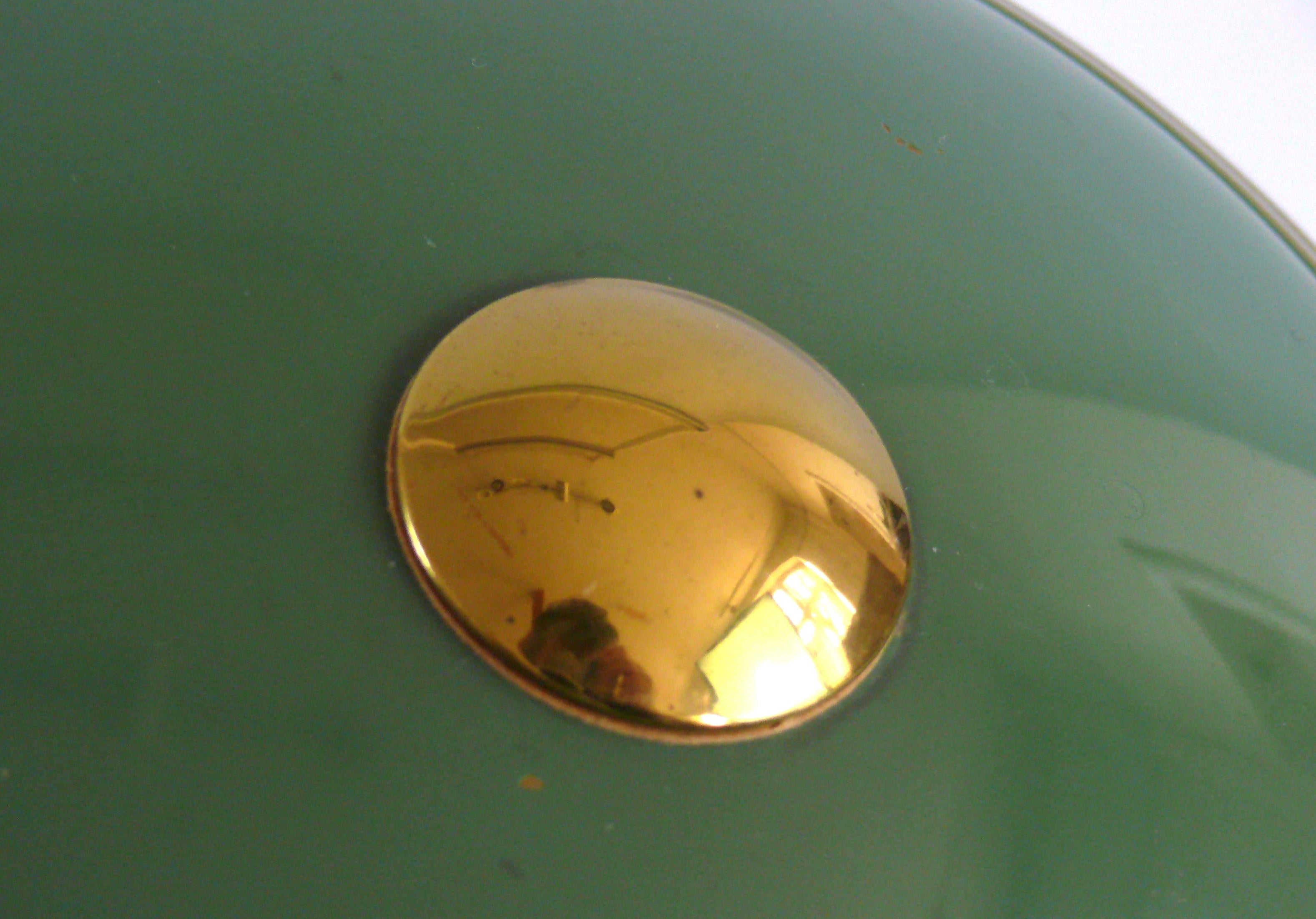 Schreibtischlampe in Grün von Helo Leuchten, Deutschland, 1950er Jahre 4