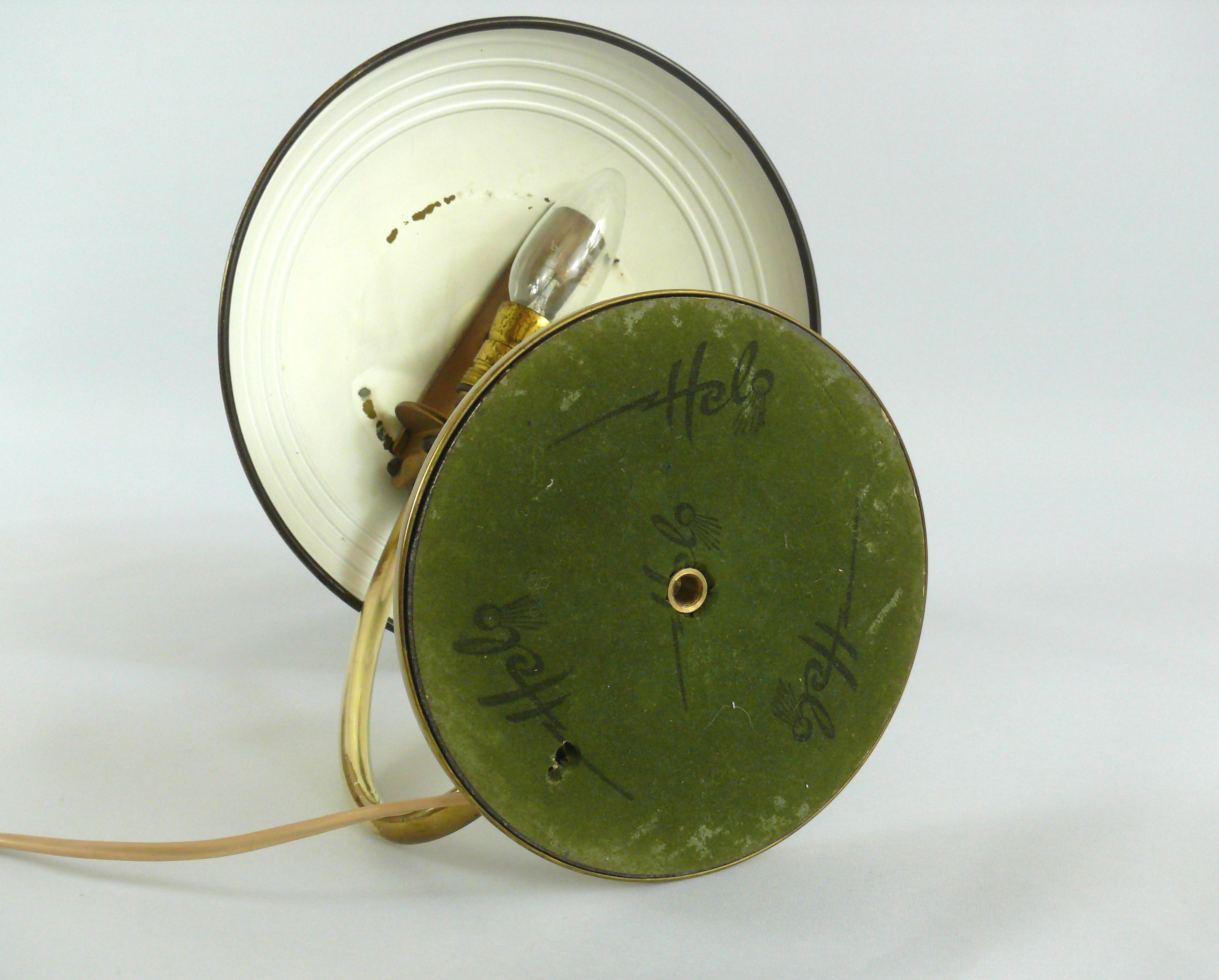 Schreibtischlampe in Grün von Helo Leuchten, Deutschland, 1950er Jahre 8