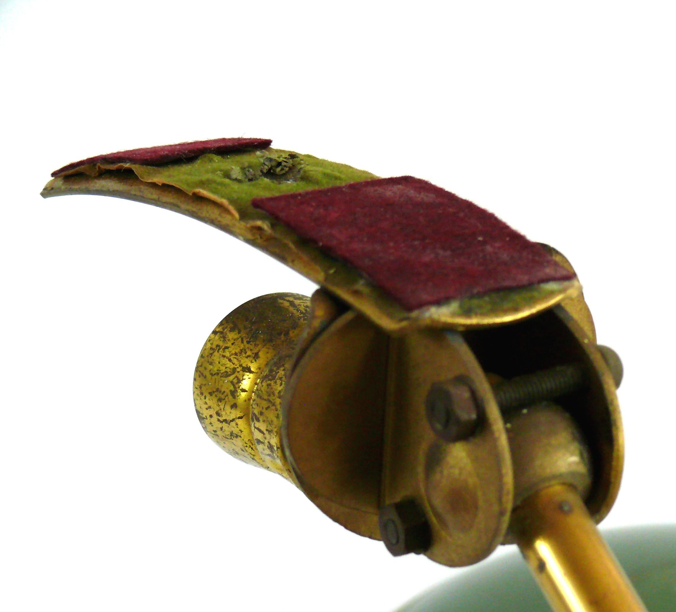 Schreibtischlampe in Grün von Helo Leuchten, Deutschland, 1950er Jahre 10
