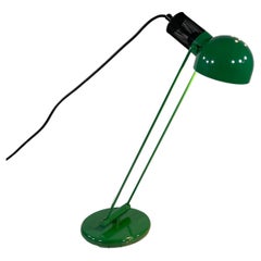 Green Desk Lamp in Metal, 1970s