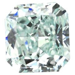 Green Diamond - 0.35ct Natural Loose Faint Green Fancy Color GIA Radiant SI1