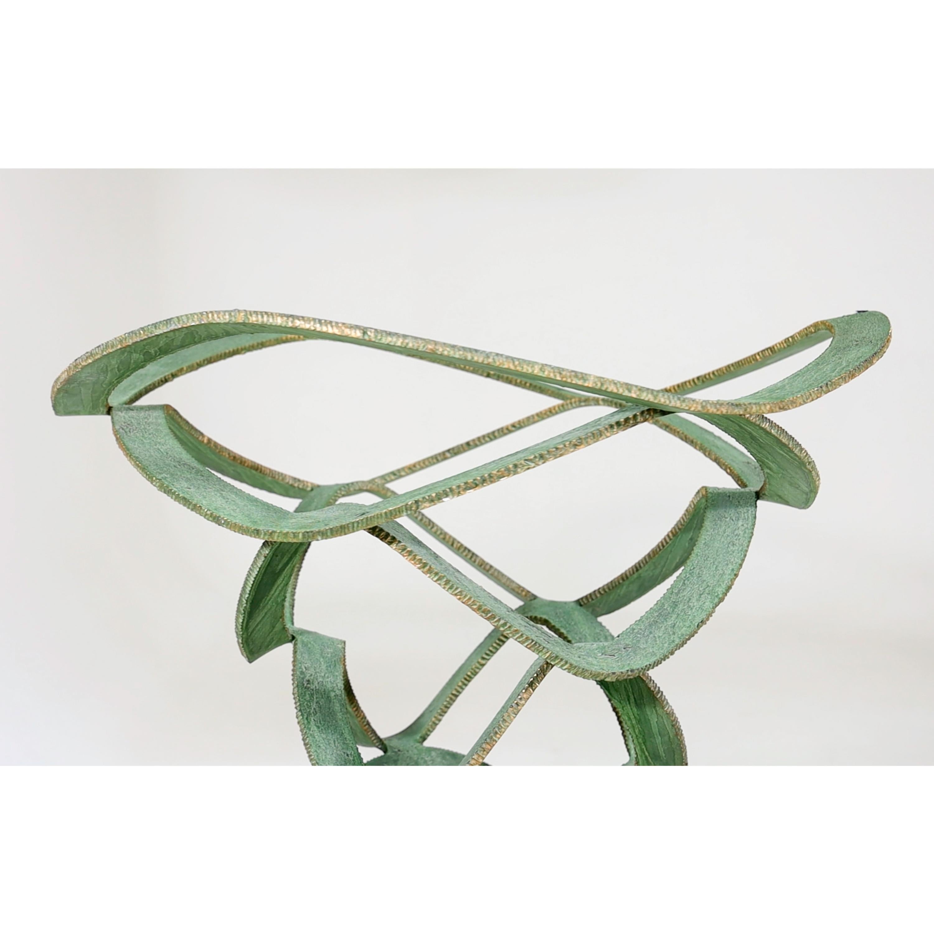 Italian Green Dining Table, Attr. to Maurice Barilone, Italy, 1980s