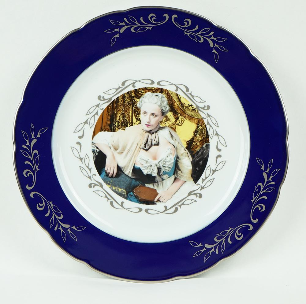 Rococo Green Dinner Service by Cindy Sherman
