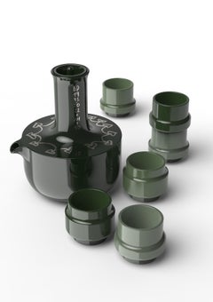 Green Doobide Crockery Set by Alfredo Häberli