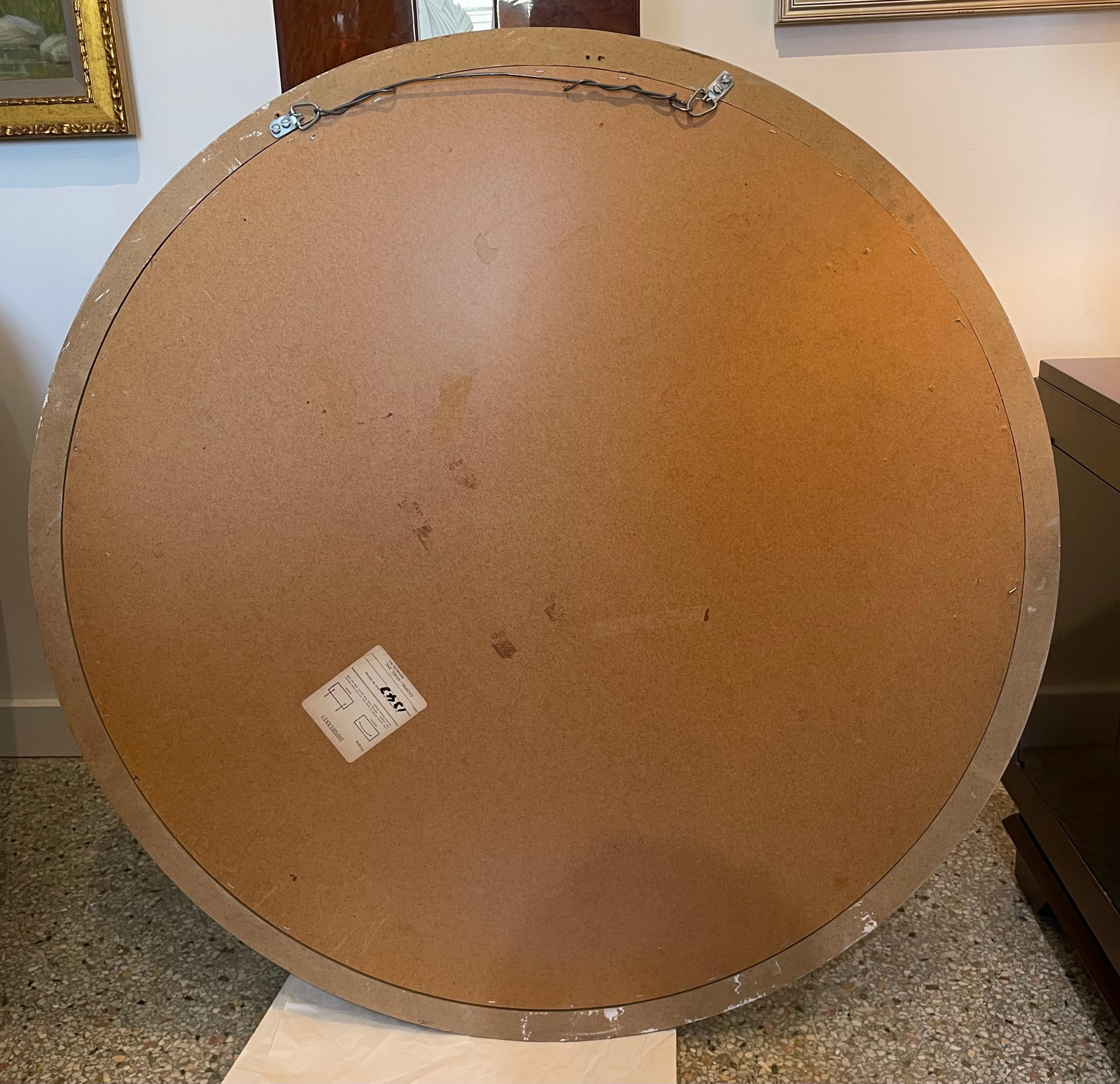 Green Double Bumper Wall Mirror by Gampel-Stoll. 2