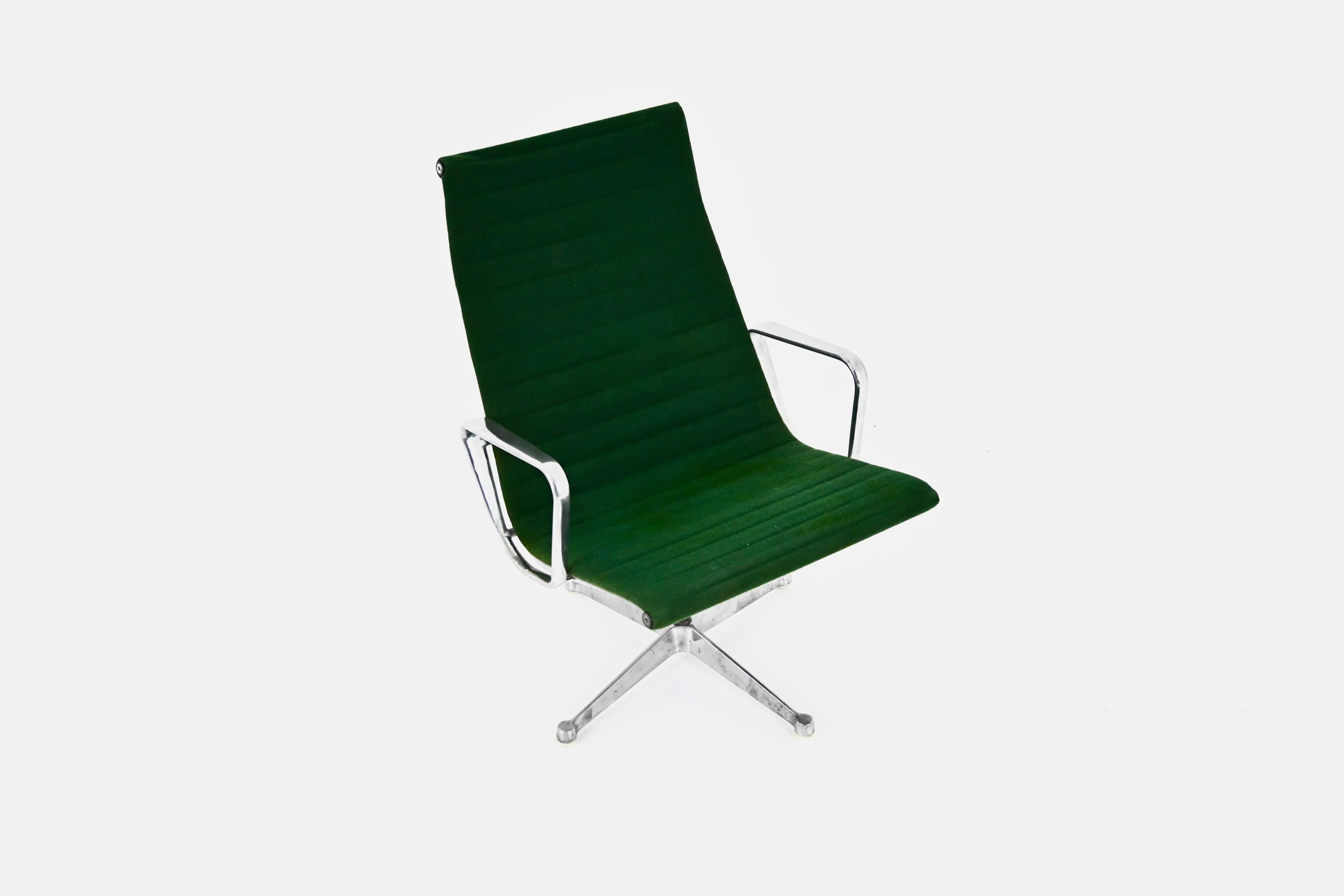 Sillón Green EA124 de Charles and Ray Eames para Herman Miller, años 70 Moderno de mediados de siglo en venta