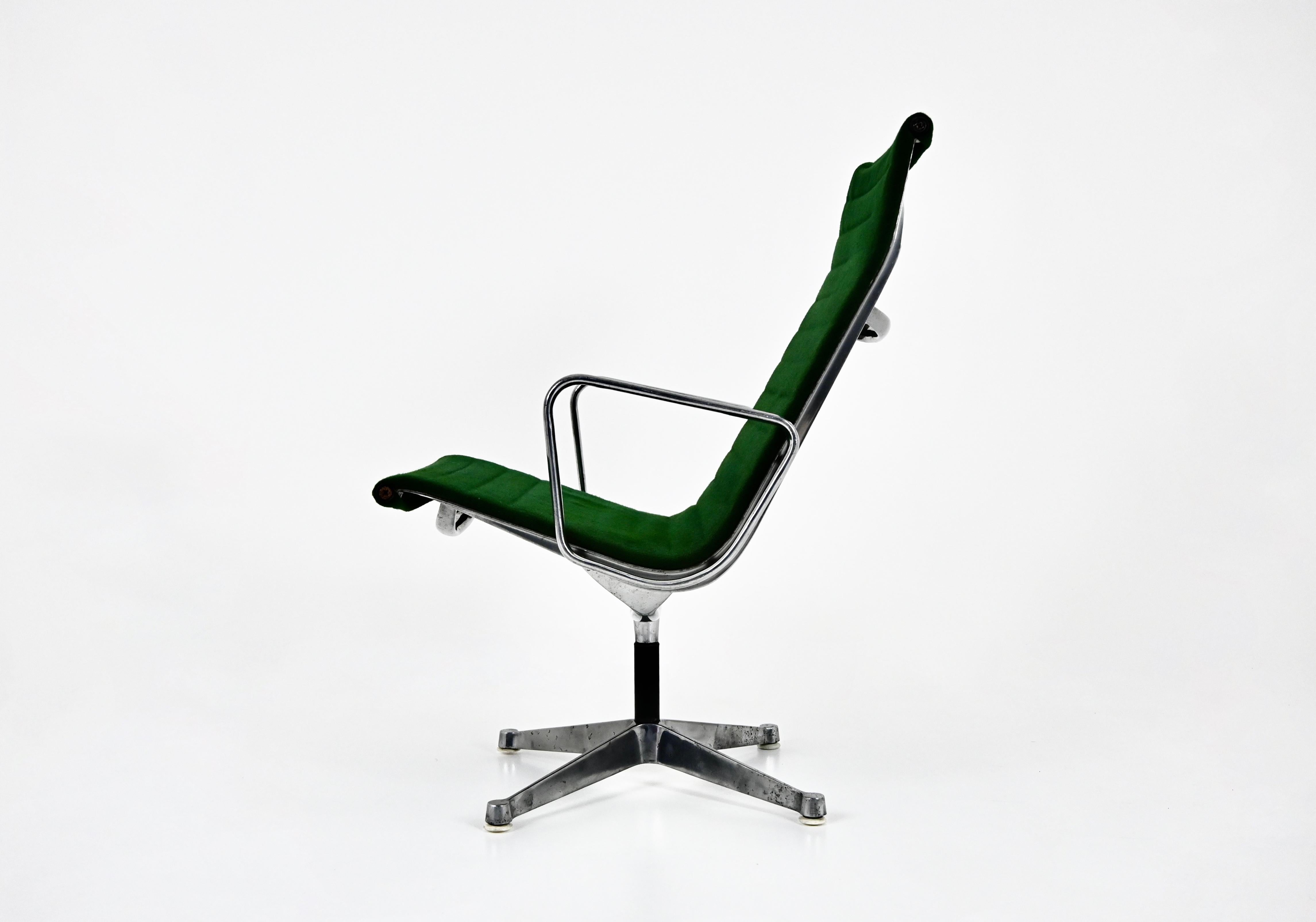 Sillón Green EA124 de Charles and Ray Eames para Herman Miller, años 70 Metal en venta