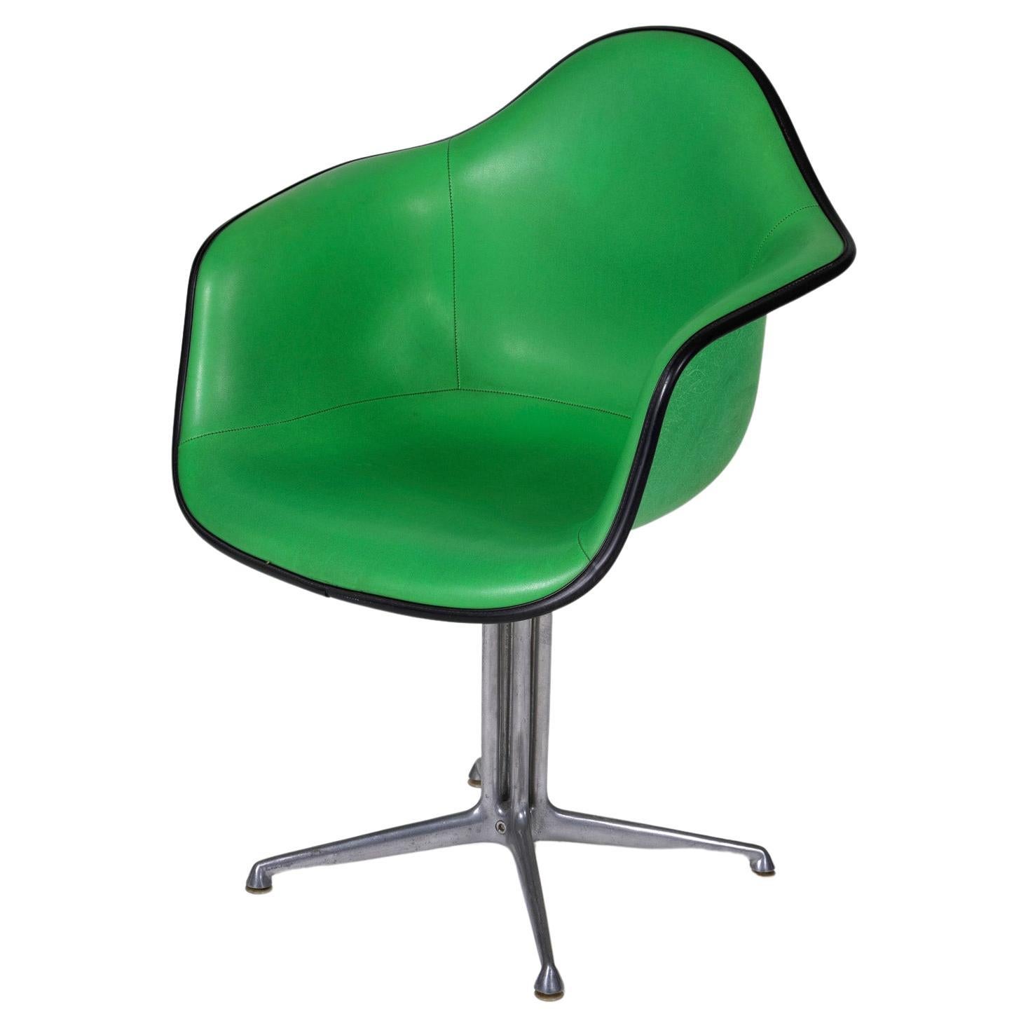 Green Eames Plastic Armchair by Charles and Ray Eames, 1950s For Sale at 1stDibs