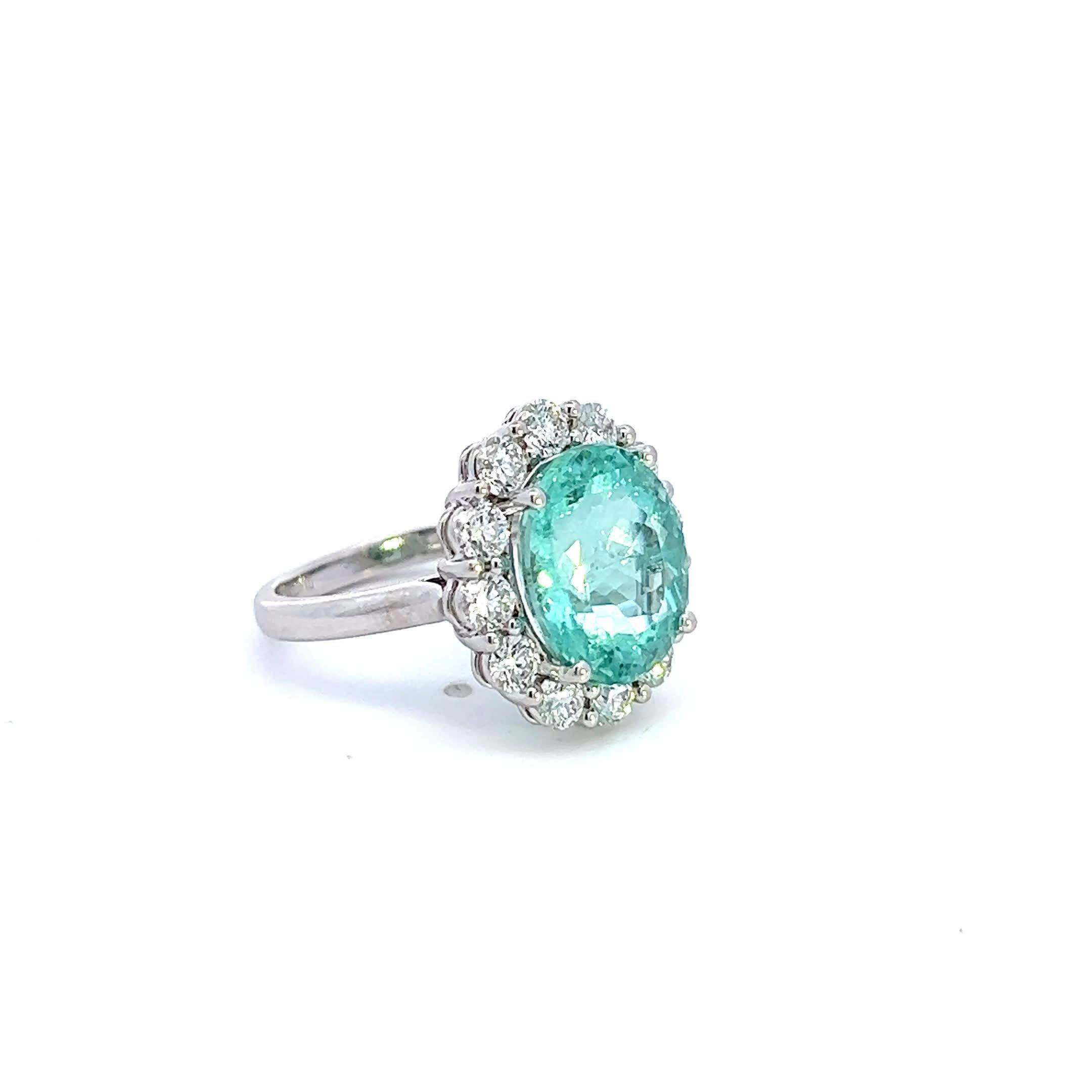 Greene & Greene Elegance : bague à halo de diamants Neuf - En vente à Great Neck Plaza, NY