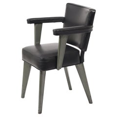 Green Enamel Dominique Armchair, France 1940
s Green Enamel Dominique Armchair, France 1940
s