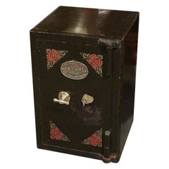 Green English Antique Safe