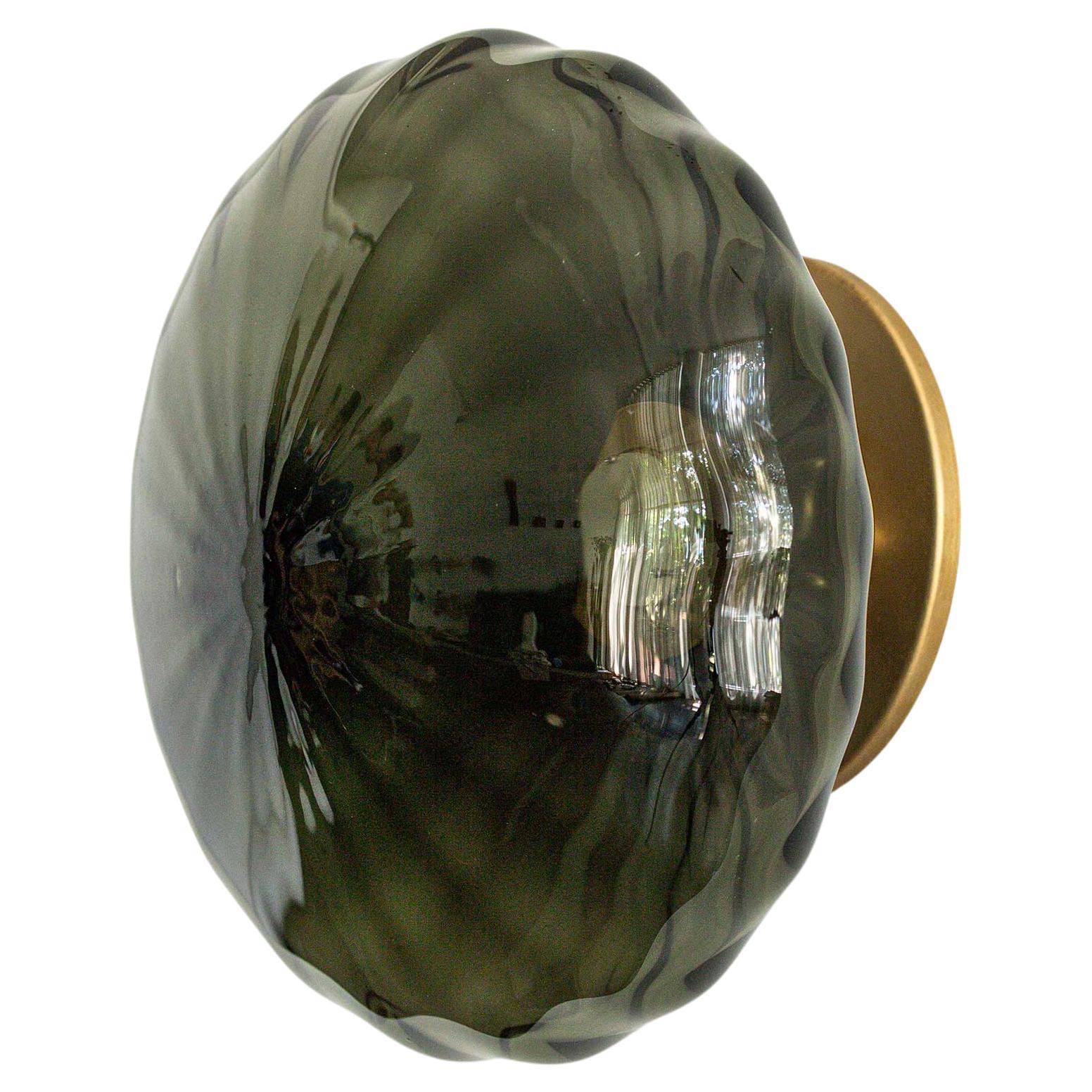 Green Espadín Glass Sconce, Small, Agave Collection