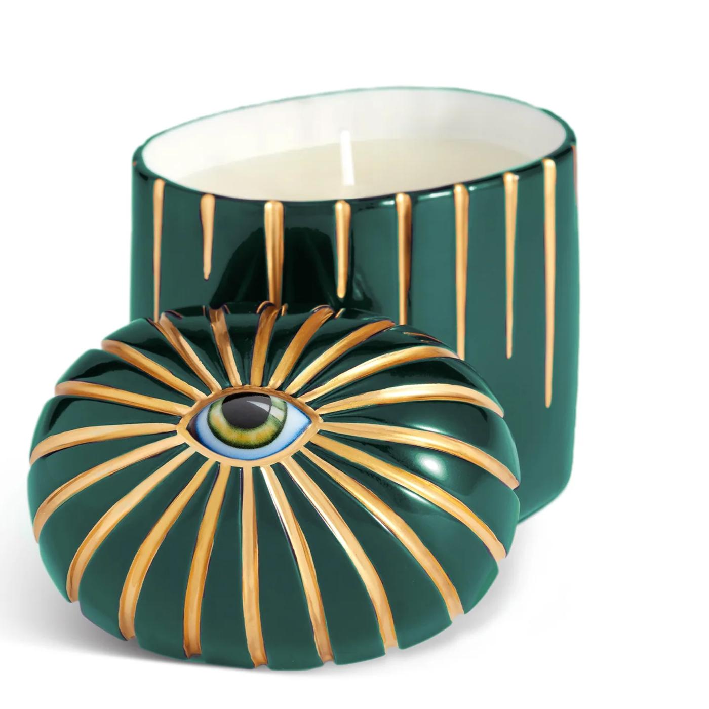 Portuguese Green Eye Candle Box For Sale