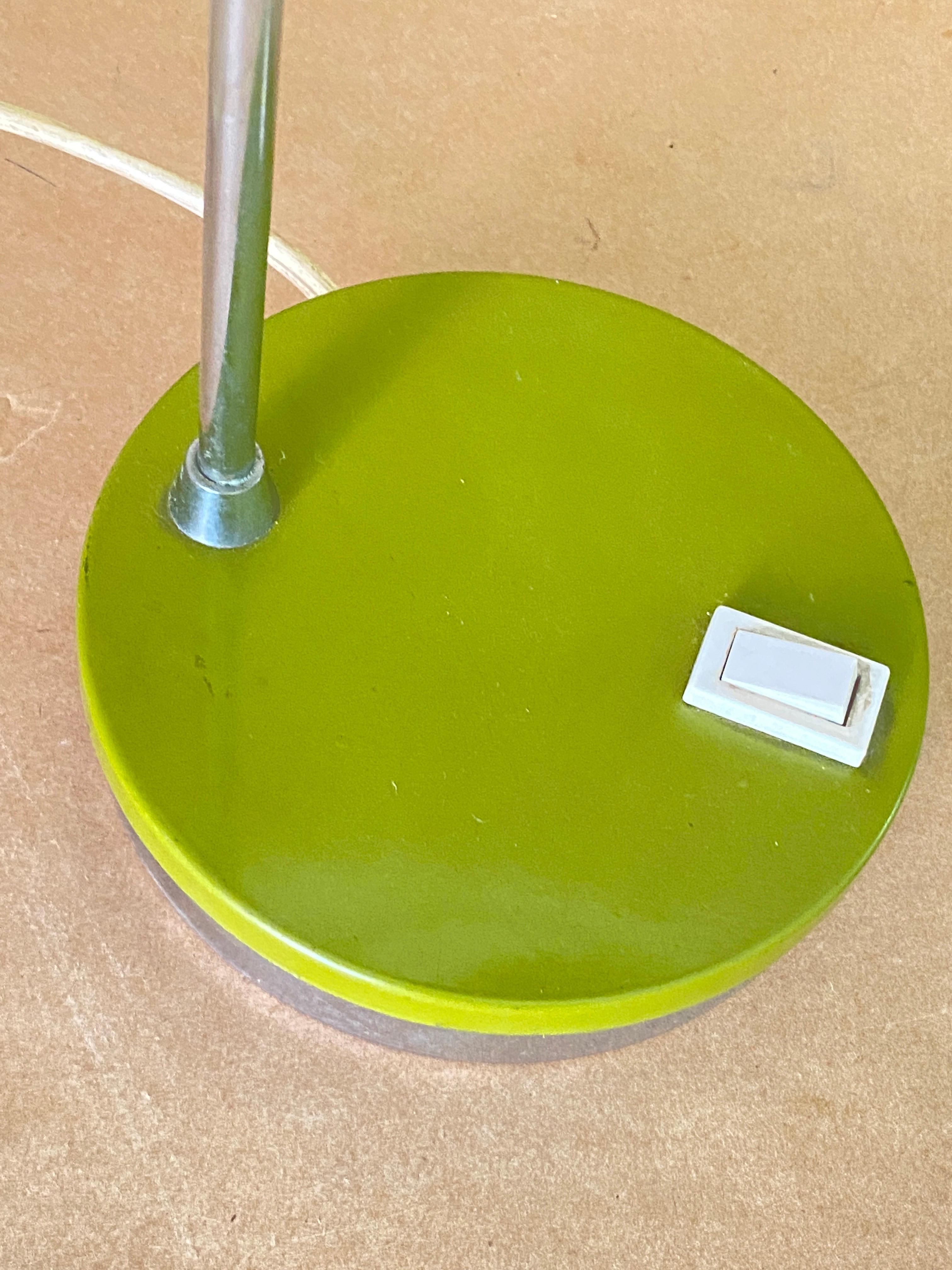 Lampe de table verte, années 1960, Italie Bon état - En vente à Auribeau sur Siagne, FR