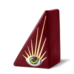 Green Eyes Set of 2 Bookends