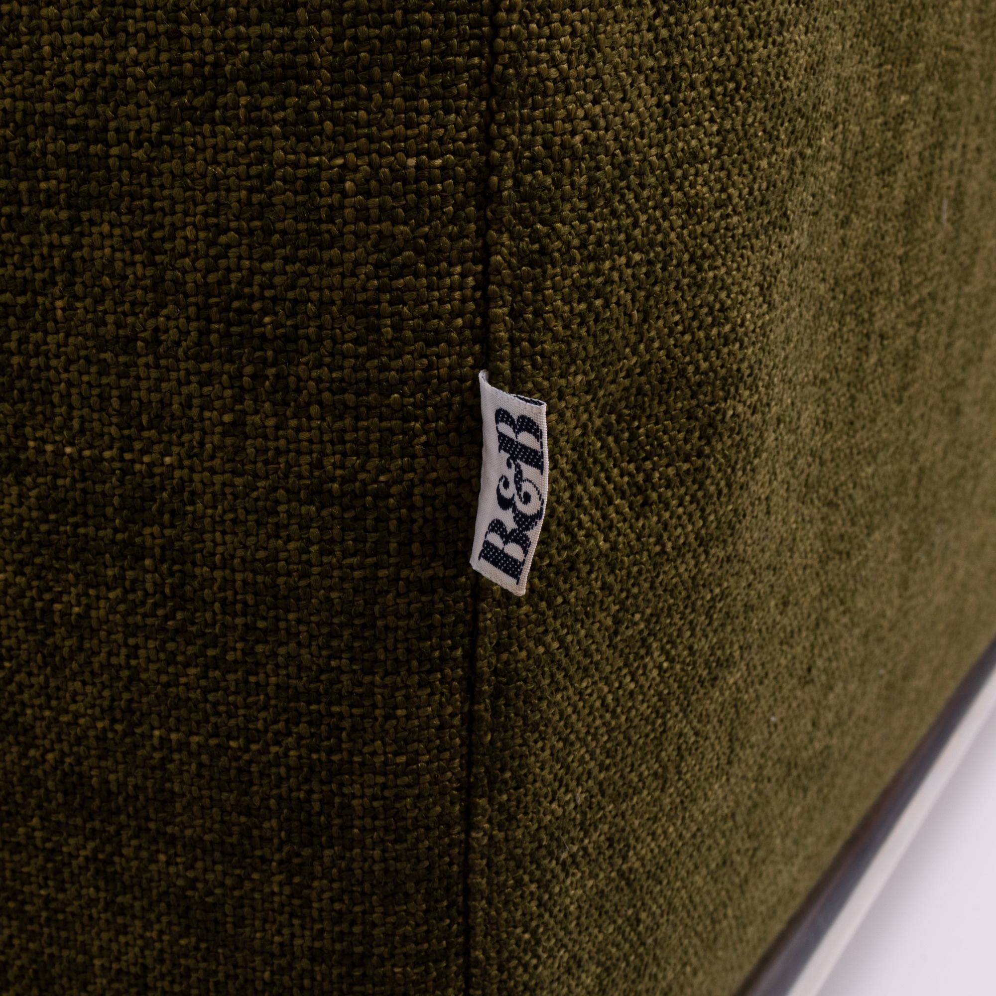 Green Fabric George Three-Seat Sofa by Antonio Citterio for B&B Italia 5