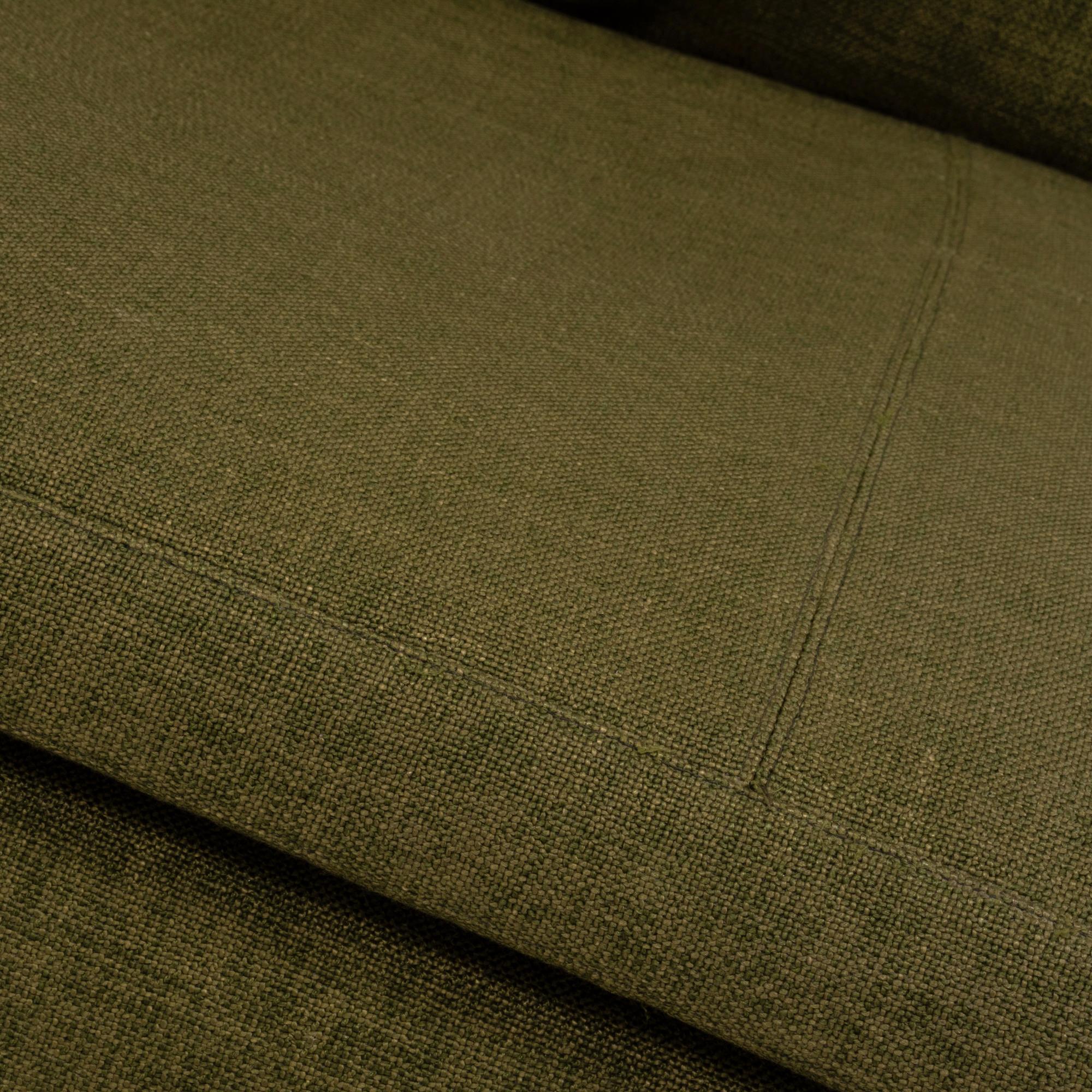 Green Fabric George Three-Seat Sofa by Antonio Citterio for B&B Italia 3