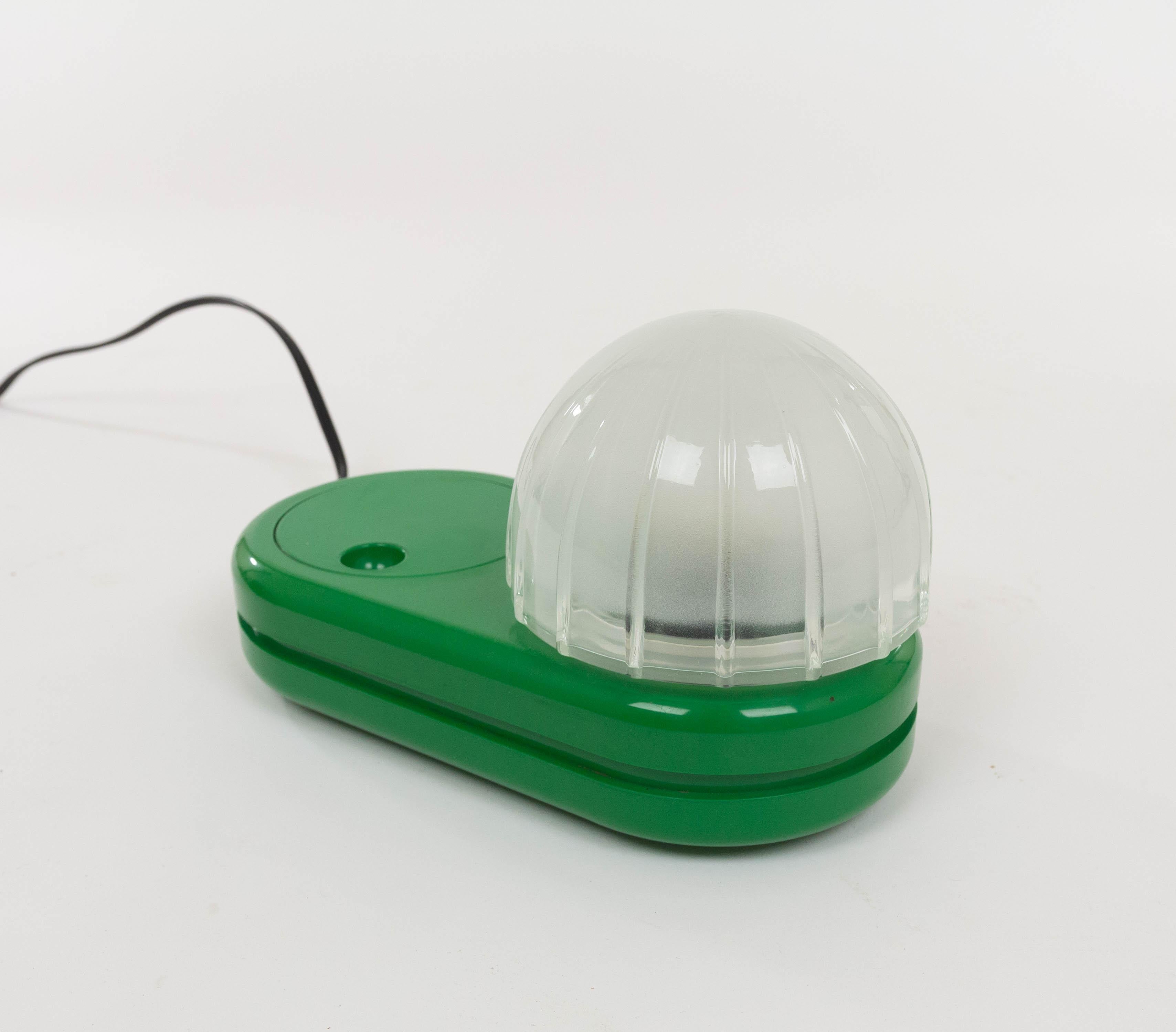 Green Farstar Table Lamp by Adalberto Dal Lago for Francesconi, 1970s In Good Condition For Sale In Rotterdam, NL