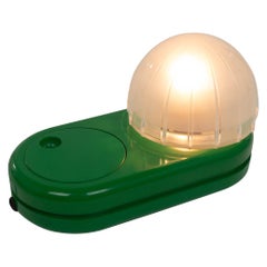 Lampada da tavolo Farstar verde di Adalberto Dal Lago per Francesconi, anni '70