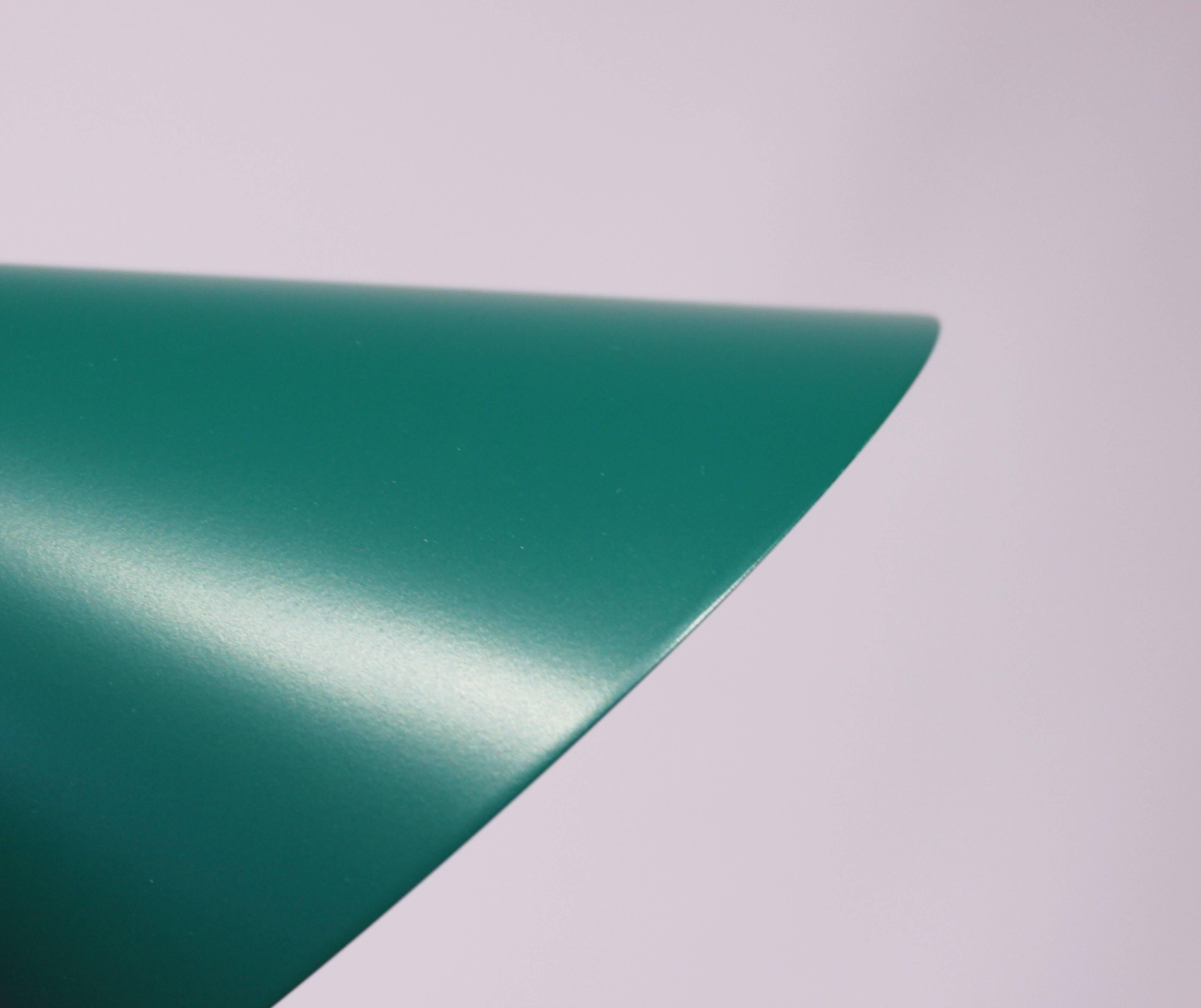 Metal Green Floor Lamp Designed by Arne Jacobsen and Louis Poulsen