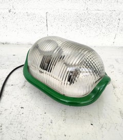 Green floor table lamp “Noce” by A.Castiglioni  for Flos , 70s