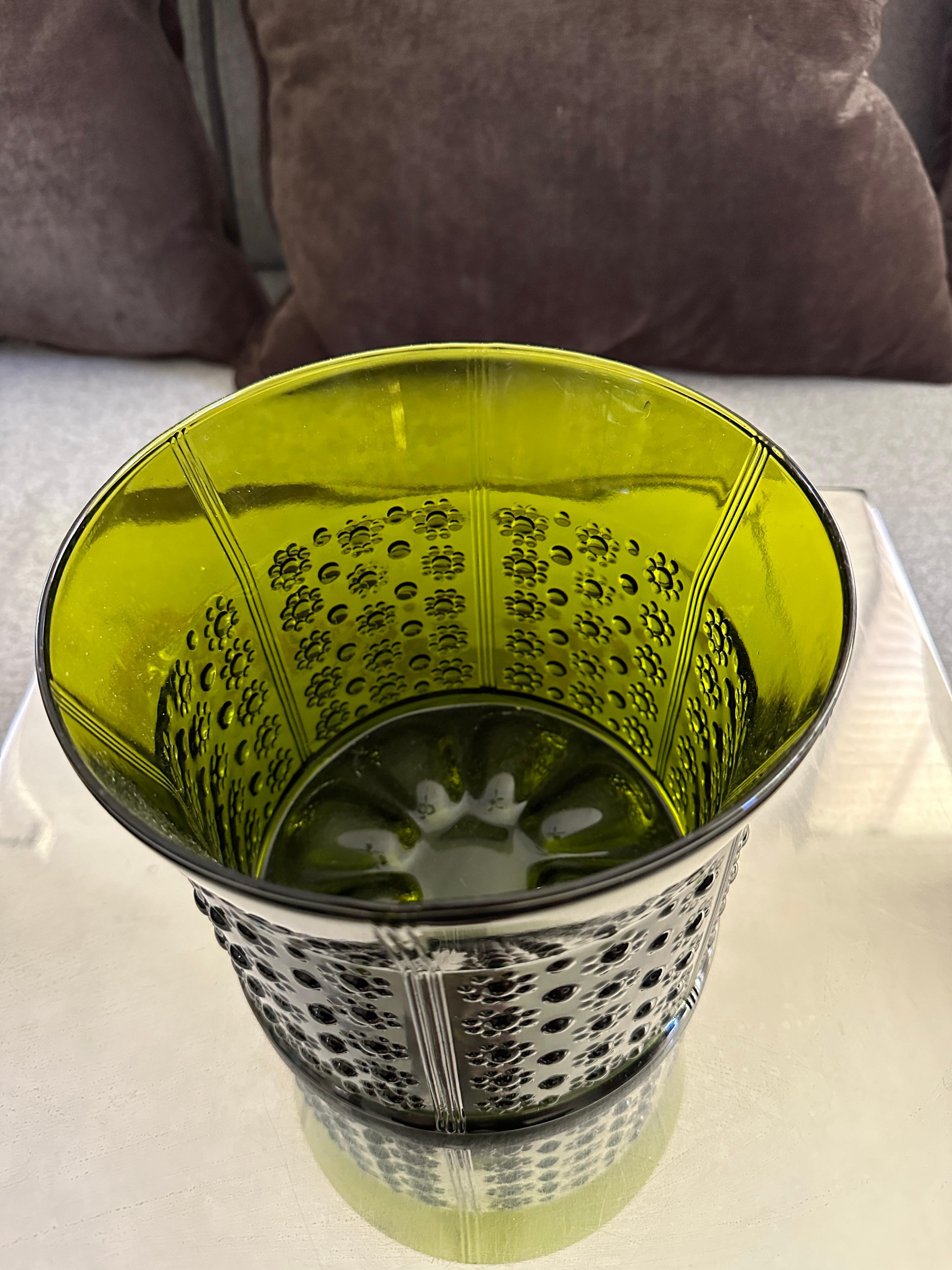 Fait main Vase Flora conçu par Olle Alberius pour Orrefors, Suède en vente