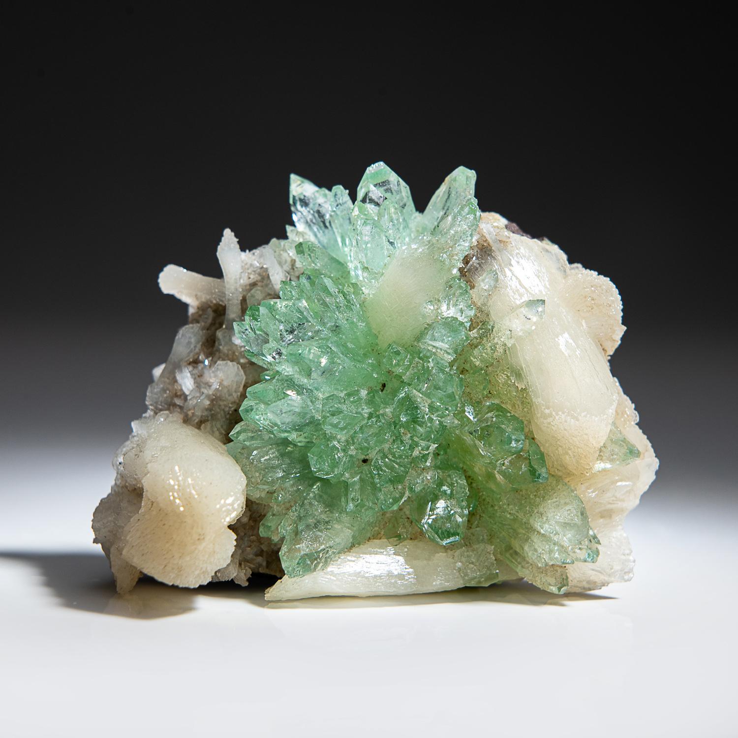 Natural Genuine Green Fluorapophyllite Mineral From India For Sale 1
